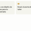 Taller - Muestrario de flores